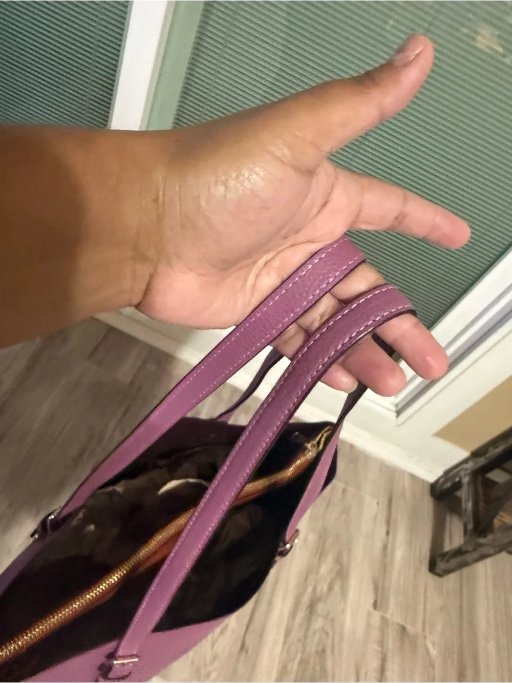 Coach pebbled leather